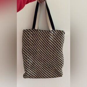 Clare V woven leather tote